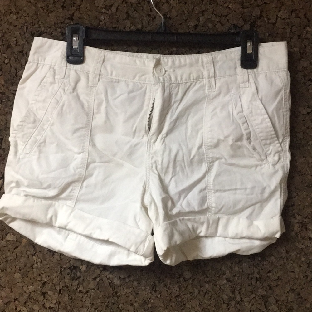 White Calvin Klein shorts